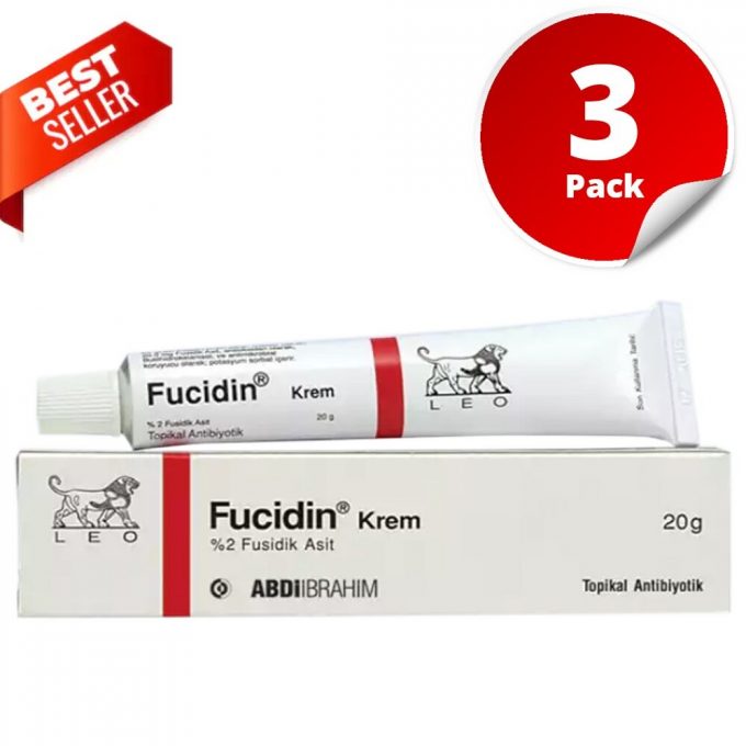 Fucidin H Cream Uses Fucidin Cream 20g Pimples Wrinkles Dermatitis Psoriasis Acne Scars 3PCS