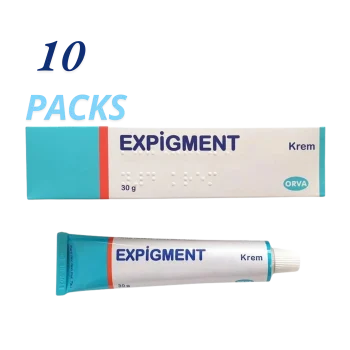 Expigment cream krem hydroquinone dark spot hyperpigmentation melasma 10 packs