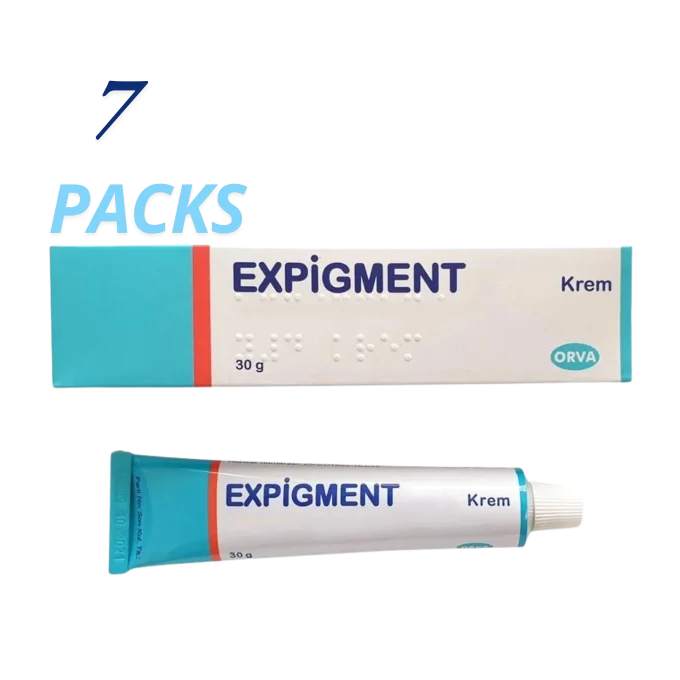 Expigment cream krem hydroquinone dark spot hyperpigmentation melasma 7 packs